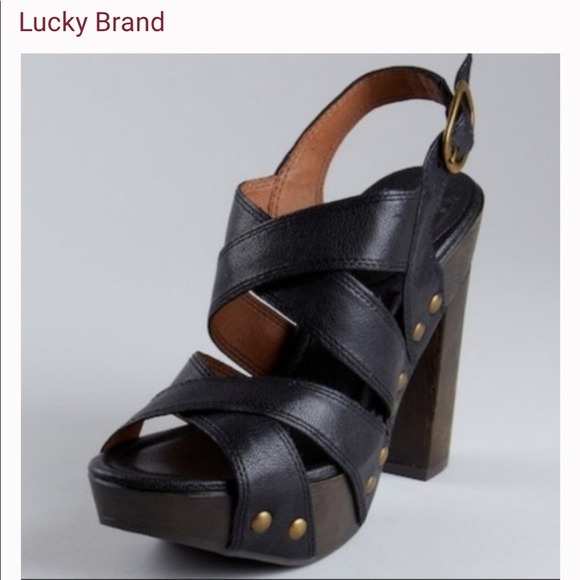 Lucky Brand Shoes - Lucky LK-Tessa black platform heel 7